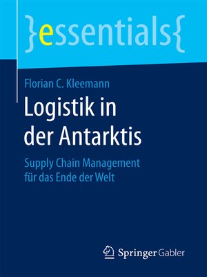 cover image of Logistik in der Antarktis